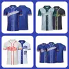 Camisa de Uniforme de Béisbol de Manga Corta con Logo Personalizado Traje Deportivo para Hombre Uniforme de Sóftbol con Bordado Personalizado Cárdigan de Poliéster Estampado Digital