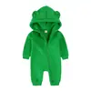 Roupas para bebês masculinas e femininas 0-2 anos em forma de animal macacão de inverno quente para engatinhar roupas de fabricantes atacado