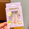 Calcomanías de uñas tridimensionales de dibujos animados para niños parche de uñas para niña pequeña armadura para bebé desmontable impermeable venta al por mayor de uñas