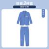 Terno Casual para Meninos Outono Lindo Novo Terno Azul Infantil Vestido de Apresentação para Estudantes