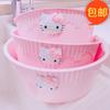 Lavabo pequeño de plástico para niños, ideal para lavar verduras, lavar la ropa, lavar el dormitorio de bebés y estudiantes, para mujeres.