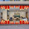 Escena de Atmósfera de Regalo de Navidad 2027 Pegatinas Electrostáticas para Vidrio de Ventana Decoración de Tienda Calcomanías para Ventana