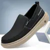 Men's Casual Slip-on Men's Shoes Four Seasons Lazy Loafers Low-top Driving Shoes Comfortable Pull-on Dad Shoes