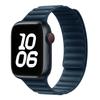 Para Pulseira Apple Watch Apple Watch 10ª Geração/S10 Fio de Amora Sarja Finamente Tecida Pulseira de Relógio com Corrente Magnética