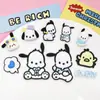 Perro Pacca Azul Perro DIY Accesorios de Pegamento Suave Agujero para Funda de Teléfono Chanclas Caja de Almacenamiento Parche Decorativo