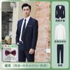 Estilo ocidental Verão Melhor Homem Roupas Irmãos Grupo Roupas Terno Vestido Colete Branco Camisa Noivo Terno Tamanho Grande Cinta