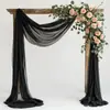 Arco de Casamento Estilo Floresta para Exterior Transfronteiriço Amazon Cortina de Chiffon Decoração de Casamento Cenário Feito Sob Medida