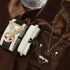 Moda Venta Caliente Escala Romana Esfera Redonda Correa de Acero Reloj de Cuarzo Collar de Negocios Aretes Anillo Pulsera Traje