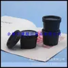 100g tarro de crema negro de paredes rectas botella para crema facial caja para crema loción ungüento envase dispensador de producto para el cuidado de la piel botella para mascarilla 100ml