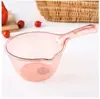 Modelo Nuevo Pala de Agua Irrompible, Cucharón de Agua Grande Transparente con Mango Largo, Pala de Agua para el Hogar, Cucharón de Agua de Cocina con Mango