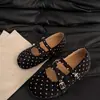 Zapatos Birkenstock de plataforma con suela gruesa para aumentar la altura, para mujeres menudas, nuevos mocasines Mary Jane de lunares, principios de otoño 2026