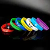 Pulseira de silicone esportiva de basquete cor luminosa pulseira de pulso de futebol pulseira Kobe Curry James Durant