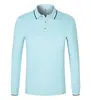 Camisa Polo de Manga Longa Siro-Spun Mercerizada com Gola Reversível para Adultos e Crianças, Roupa Combinando Pai e Filho, Design Estampado Versátil Simples e Estiloso