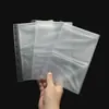 Bolsa Interna Simples de PVC Transparente com Furos de Cogumelo Bolsa à Prova d'Água de Folhas Soltas Acessórios para Diário Bolsa de Armazenamento para Recargas