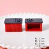 Conjunto de Utensílios de Cozinha Retrô Simulados Acessórios de Resina Mini Cozinha DIY Casa de Bonecas Casa de Brincar Brinquedo Enfeites de Mesa