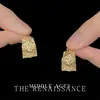 Pendientes Vintage Estilo Mediados de Siglo Textura Martillada Resistente Forma de C Geométricos Lujo Ligero Pendientes Franceses de Gama Alta para Mujer