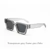 6 Pares de Gafas de Sol Cuadradas de Pierna Ancha para Mujer, Gafas de Sol con Protección UV Transfronterizas, Gafas de Sol con Protección Solar para Conducir para Hombre