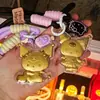 Bolsa de Teléfono Colgante de Dibujos Animados Lindos Kuromi Kt Hello Kitty Oro Puro 999 Nuevo para Regalo del Día de San Valentín