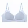 Sujetador Soufflé Flor de Camelia para Mujer, Transpirable sin Costuras, Espalda Bonita, Recoge y Levanta Pechos Pequeños, Estilo Fresco y Delgado