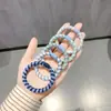 Elástico de Cabelo Estilo Kun Ling para Rabo de Cavalo Alto, Corda de Cabelo Espessa e de Alta Elasticidade, Acessório de Cabelo Simples de Elástico, Corda de Cabelo Trançada