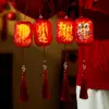 Decoraciones colgantes de linternas pequeñas para el Festival del Medio Otoño y el Día Nacional, Linternas tradicionales de estilo chino, Decoraciones festivas para lugares pintorescos, Linternas luminosas para exteriores