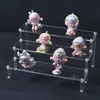 Suporte Transparente de Exibição de Figuras a Pronta Entrega Transfronteiriço, Suporte de Exibição de Colares, Estilo Minimalista em Acrílico, Suporte de Exibição em Escada de Acrílico