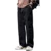 Danbaoni Primavera Novo Jeans Masculino de Cor Sólida Jeans Reto Loose de Perna Larga Retro Japonês para Homens
