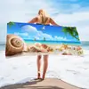 Toallas de Playa Personalizadas Transfronterizas, Toallas de Baño Clase A de Secado Rápido, Microfibra Absorbente con Logo Personalizado, Productos de Verano al por Mayor