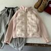 Chaqueta Ligera de Plumas para Niños Estilo Corto de Invierno Forro de Plumas para Niños y Niñas Cuello Alto Esencial para Uniforme Escolar para Niños Mayores Otoño e Invierno