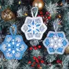 Nuevos Adornos Navideños Tejidos a Mano Transfronterizos para el Hogar, Decoraciones para Fiestas Navideñas, Piezas Colgantes para el Árbol de Navidad, Otoño e Invierno 2026