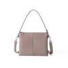 Bolsa de grande capacidade crossbody feminina bolsa de ombro all-match puleather três camadas zíper quadrado bolsa de axila bolsa de mão