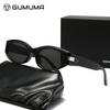 Huaer y Young Qin Lan Xu Guanghan Gafas de sol del mismo gm Gafas de sol estrechas, anchas y delgadas de ojo de gato para mujer Gafas de sol avanzadas para hombre