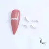 Celebridad de Internet Hebilla de Metal Joyería para Uñas al por Mayor Anillo DIY Punta Aleación Hebilla Retorcida Remaches para Uñas Forma de Uña Portátil