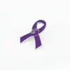 Direto da fábrica emblema de broche laço de fita rosa cuidado com o peito atividades de bem público logo de divulgação broche