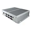 Caja de Computadora sin Ventilador Industrial Portátil Mini Computadora Host Carcasa de Aleación de Aluminio Personalización de Carcasa