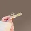 Grampo de Cabelo Coelho Florido Feminino Exquisito Clipe de Um Caractere Fofo Clipe para Franja Lateral Cartão de Cabelo da Moda Acessórios de Cabelo para Meninas Adorno de Cabeça