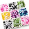 25g ABS Furo Reto Pérola Artificial Estilo Misto Contas Soltas para Pulseira e Colar Artesanais DIY Kit de Materiais para Joias