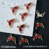 Pendente de Cauda de Peixe Fada Colorido Cravejado de Diamantes Mais Vendido Materiais de Acessórios de Joias para Pulseira com Contas DIY, Colar, Brincos