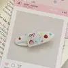 Nuevo Lindo Dibujo Animado Cachorro Helado Acrílico Pasador Ins Dulce Corazón Girly Flequillo Clip Lateral Tocado