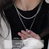 Colar Estilo Minimalista Europeu e Americano para Mulheres, Gargantilha Moeda Hip-Hop Personalizada, Corrente de Clavícula de Marca Tendência com Letra, Pingente Versátil 2026