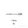 Pasador con Diamante de Circonita, Accesorio de Cabello de Alta Gama, Pinza para Flequillo Lateral, Pasador de Moda para Mujer, Pasador Tachonado con Circonita
