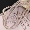 Collar de Perlas Color Rosa Shijia para Mujer, Estilo Pequeño, Lujo Accesible y Exquisita Cadena para Clavícula, Cadena para el Cuello Versátil y de Alta Gama para Verano
