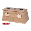 Caja de moxibustión de bambú de madera portátil moxibustión moxibustión Instrumento de moxibustión cálido de madera maciza moxibustión doméstica tarro de bambú fábrica mayorista