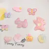 Venda Quente Urso Doce e Fofo Borboleta Resina Joias Acessórios Flor de Sapato Material DIY Atacado Pj1750