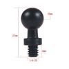 Orifício de Parafuso 1/4 Cabeça de Bola de Metal 17MM Acessórios de Montagem em Carro Adaptador de Liga de Alumínio 25MM Haste de Extensão de Conexão