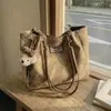 Bolsa Tote Grande Capacidade Transfronteiriça para Mulheres 2026 Nova Moda Estilosa Bolsa de Ombro Estudante Comutador Bolsa de Axila
