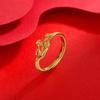 Anillo de Oro Arena de Vietnam Chapado en Oro Color Anillo de Boda Anillo de Mujer Anillo Abierto para el Dedo Boda Anillo de Mujer Venta de Fábrica