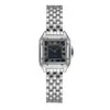 Comercio Exterior Nueva Moda Casual Simple Aleación Romana Banda de Acero Cuadrado Calendario Reloj de Cuarzo para Hombres y Mujeres Pareja