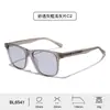 Nuevo Modelo del Fabricante Gafas de Sol Cuadradas con Bisagra de Resorte 3+2 Accesorios para Patillas Gafas de Sol de Moda para Mujer Protección UV Al por Mayor