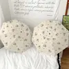 Paraguas Automático para Mujer, Fresco y Elegante, Color Crema, Paraguas Plegable para el Sol, Recubrimiento Negro para Protección Solar, Protección UV, Sombrilla, Doble Uso para Sol y Lluvia
